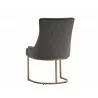 Florence Dining Chair - Piccolo Pebble - Back Angle - Florence Dining Chair - Piccolo Pebble - Back Angle