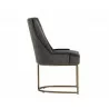 Florence Dining Chair - Piccolo Pebble - Side Angle - Florence Dining Chair - Piccolo Pebble - Side Angle