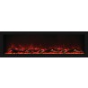 Remii 55" Deep Indoor Or Outdoor Electric Fireplace - Red Flame