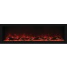Remii 55" Deep Indoor Or Outdoor Electric Fireplace - Red Flame