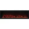 Remii 55" Deep Indoor Or Outdoor Electric Fireplace - Red Flame - Remii 55" Deep Indoor Or Outdoor Electric Fireplace - Red Flame