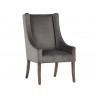 Aiden Dining Armchair - Piccolo Pebble - Angled View