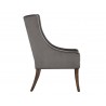 SUNPAN Aiden Dining Armchair in Piccolo Pebble - Side View