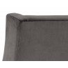 Sunpan Aiden Dining Armchair in Piccolo Pebble - Back View