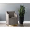 Zane Wheeled Lounge Chair - Piccolo Pebble - Lifestyle