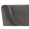 Zane Wheeled Lounge Chair - Piccolo Pebble - Seat Back