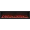 Remii 65" Deep Indoor Or Outdoor Electric Fireplace - Red Flame - Remii 65" Deep Indoor Or Outdoor Electric Fireplace - Red Flame