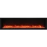 Remii 65" Extra Slim Indoor Or Outdoor Electric Fireplace - Red Flame  - Remii 65" Extra Slim Indoor Or Outdoor Electric Fireplace - Red Flame 