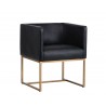 Kwan Lounge Chair - Vintage Black - Angled View