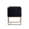 Kwan Lounge Chair - Vintage Black - Side Angle