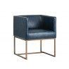 Kwan Lounge Chair - Vintage Blue - Angled View