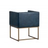 Kwan Lounge Chair - Vintage Blue - Back Angle