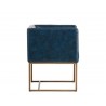 Kwan Lounge Chair - Vintage Blue - Side Angle