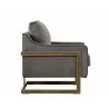 Kalmin Lounge Chair - Piccolo Pebble - Side Angle - Kalmin Lounge Chair - Piccolo Pebble - Side Angle