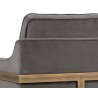 Kalmin Lounge Chair - Piccolo Pebble - Back Angle Close-Up