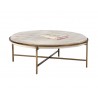 Ethel Ottoman - Round - Piccolo Proseccol - With Decor