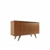 Manhattan Comfort Tudor 53.15 Sideboard with 4 Shelves in Maple Cream  - Manhattan Comfort Tudor 53.15 Sideboard with 4 Shelves in Maple Cream 