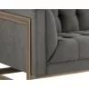 Ekon Sofa - Piccolo Pebble - Sofa Arm Close-Up - Ekon Sofa - Piccolo Pebble - Sofa Arm Close-Up