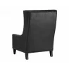 Sunpan Ohio Lounge Chair - Coal Black - Back Angle - Sunpan Ohio Lounge Chair - Coal Black - Back Angle