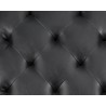 Sunpan Ohio Lounge Chair - Coal Black - Seat Close-Up