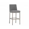 Leighland Barstool - Dark Grey - Angled View - Leighland Barstool - Dark Grey - Angled View