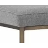 Leighland Barstool - Dark Grey - Seat Frame Close-up - Leighland Barstool - Dark Grey - Seat Frame Close-up
