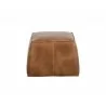 Aspen Ottoman - Tobacco Tan - Side View - Aspen Ottoman - Tobacco Tan - Side View