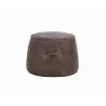 Sunpan Mitchell Ottoman - Havana Dark Brown - Front Angle - Sunpan Mitchell Ottoman - Havana Dark Brown - Front Angle