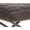 Wisconsin Bench - Havana Dark Brown - Seat Close-up