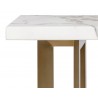 Sunpan Rosellen Console Table - Table Edge Close-Up