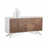  Sunpan Pike Sideboard - Angled with Decor