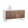  Sunpan Pike Sideboard - Angled with Decor -  Sunpan Pike Sideboard - Angled with Decor
