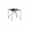 SUNPAN Pike End Table, Frontview with Decor - SUNPAN Pike End Table, Frontview with Decor