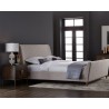 Jade Nightstand - Antique Brass - Dark Mango - Lifestyle