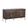 Jade Dresser - Antique Brass - Dark Mango - Angled