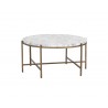  Sunpan Solana Coffee Table - Round - Angled