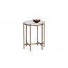 SUNPAN Solana End Table, Frontview with Decor