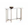 Sunpan Solana Console Table - Angled with Decor