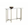 Sunpan Solana Console Table - Angled with Decor - Sunpan Solana Console Table - Angled with Decor