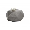 Sunpan Constance Coffee Table - Front Angle with Decor