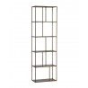 Eiffel Bookcase - Small - Antique Brass - Angled View