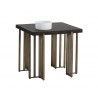SUNPAN Alto End Table, Frontview with Decor