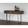 Jade Console Table - Antique Brass - Dark Mango - Lifestyle - Jade Console Table - Antique Brass - Dark Mango - Lifestyle