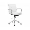 Morgan Office Chair - Snow - Angled View - Morgan Office Chair - Snow - Angled View