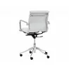 Morgan Office Chair - Snow - Back Angle - Morgan Office Chair - Snow - Back Angle
