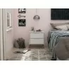 Manhattan Comfort Rockefeller Nightstand Off White - Manhattan Comfort Rockefeller Nightstand Off White