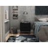 Manhattan Comfort Rockefeller Nightstand Blue