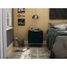 Manhattan Comfort Rockefeller Nightstand Black - Manhattan Comfort Rockefeller Nightstand Black