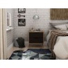 Manhattan Comfort Rockefeller Nightstand Grey