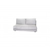 Cane-Line Scale 2-Seater Sofa Module White